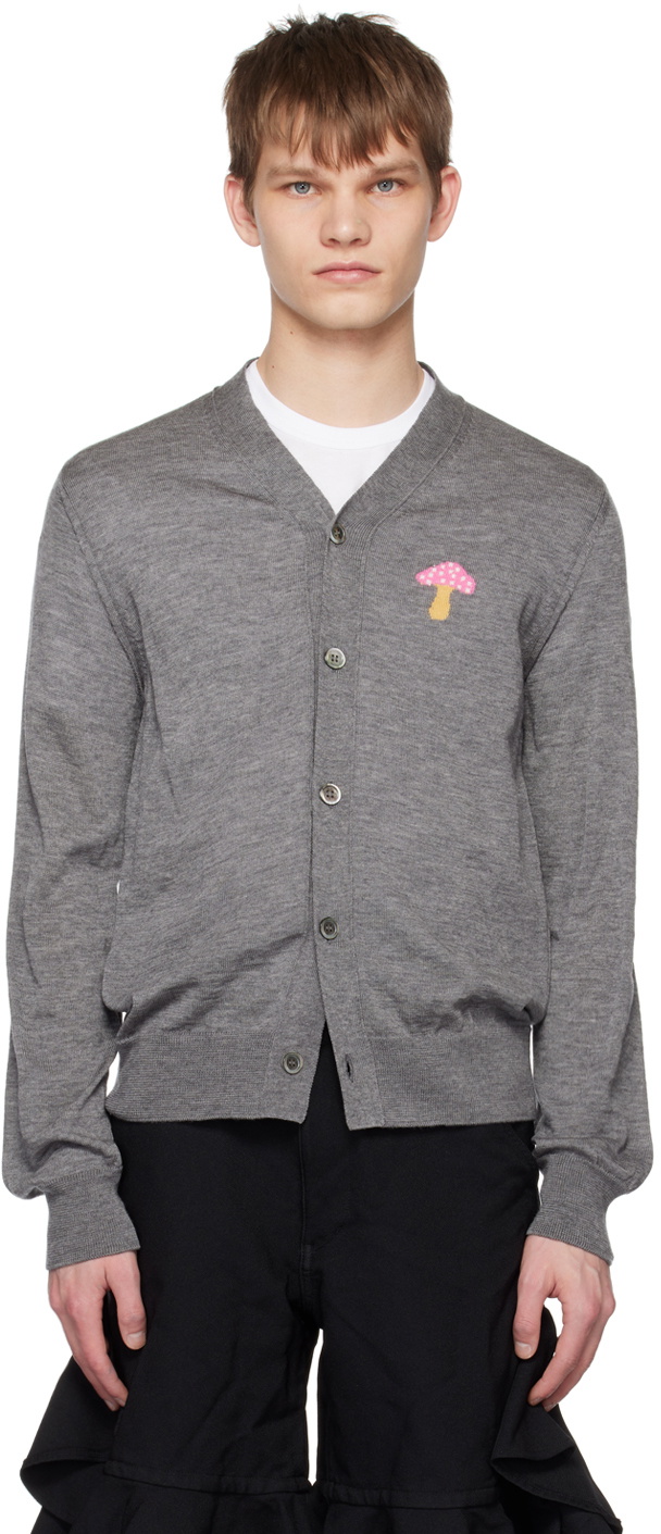 Comme des Garçons Shirt Gray Brett Westfall Edition Cardigan