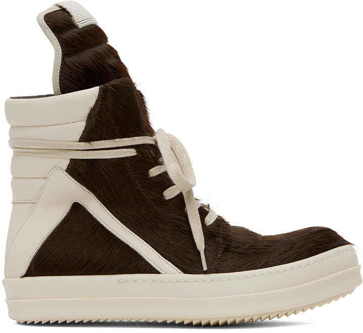 Photo: Rick Owens Brown Geobasket Sneakers