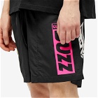 Good Morning Tapes Men's Buzz Swim Shorts 15" in Black