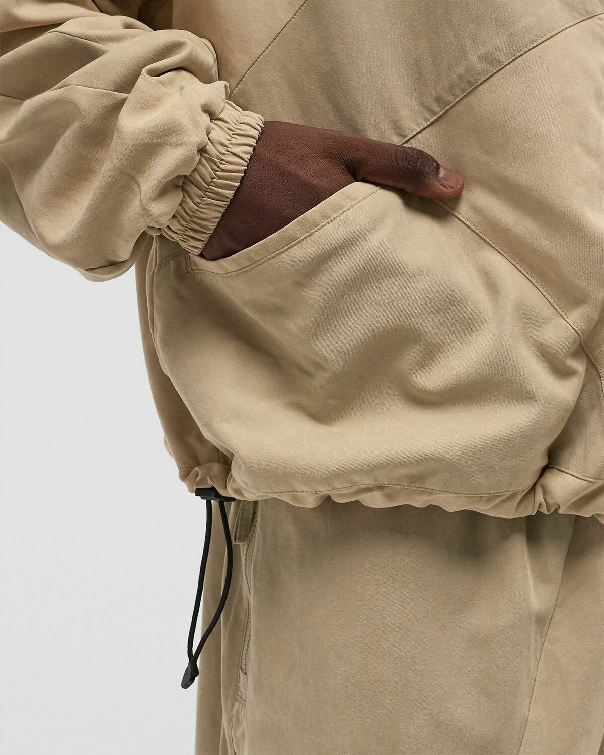 Honor The Gift COLOR BLOCK FULL ZIP Beige Mens Track Jacket Honor 