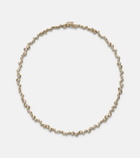 Yvonne Léon Collier Riviere Escargots 9kt gold necklace with diamonds