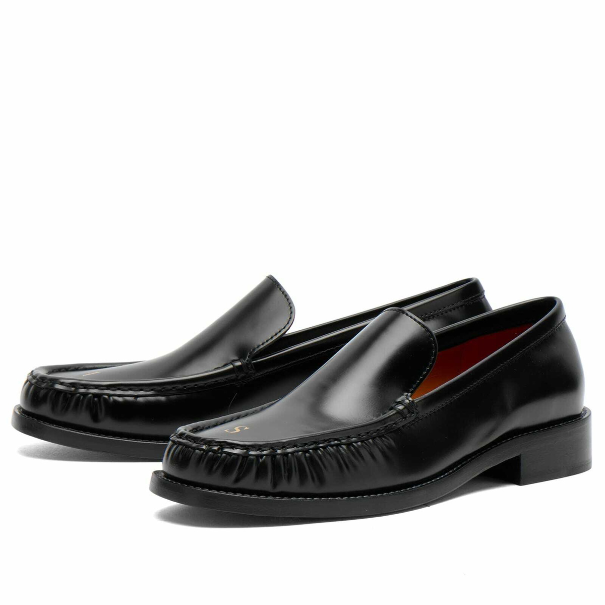 Acne Studios Women's Leather Loafers in Black