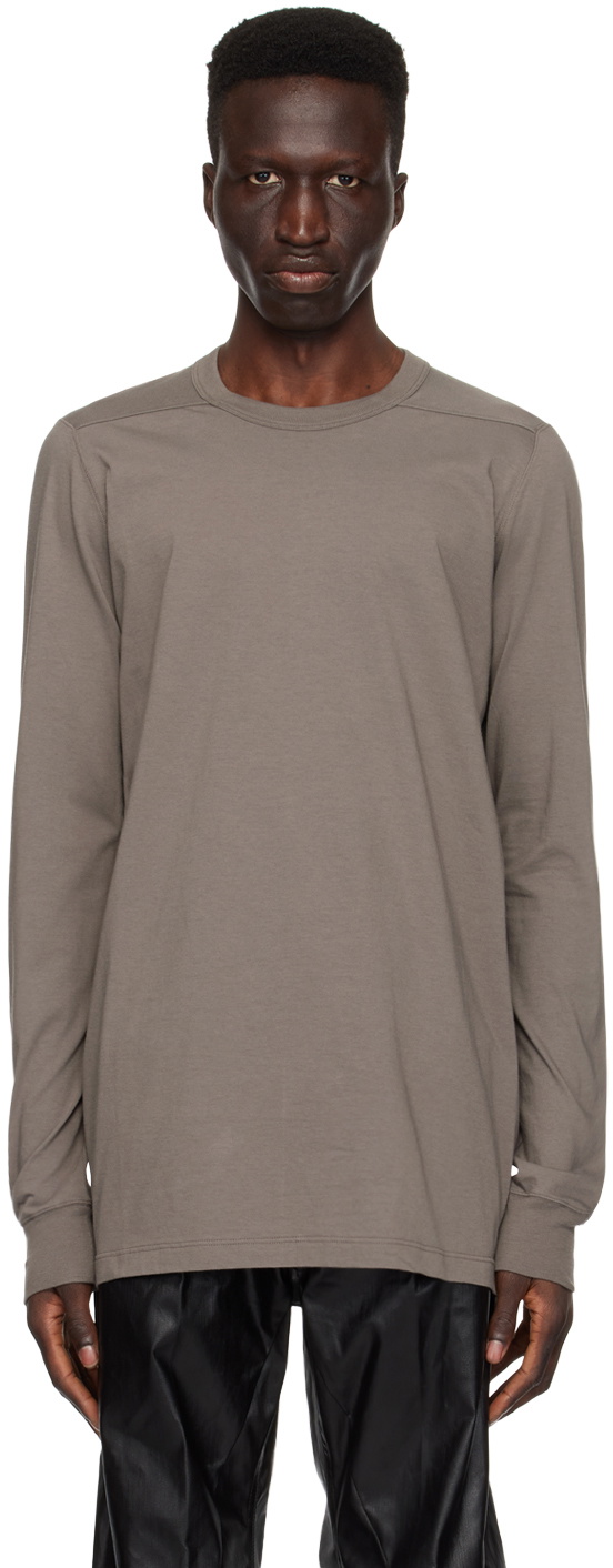 Rick Owens Gray Level Long Sleeve T-Shirt Rick Owens