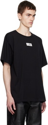 MM6 Maison Margiela Black Printed T-Shirt