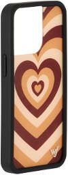 Wildflower Brown Latte Love iPhone 13 Pro Case