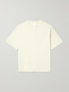 SSAM - Cotton and Silk-Blend Piqué T-Shirt - Neutrals