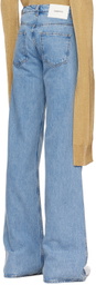 Coperni Blue Wide Leg Jeans
