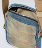 Acne Studios Bleached denim shoulder bag