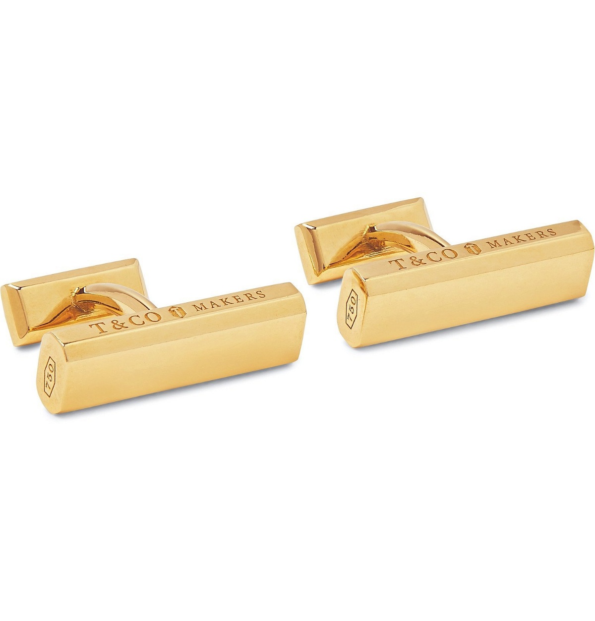 Photo: Tiffany & Co. - Tiffany 1837 Makers 18-Karat Gold Cufflinks - Gold