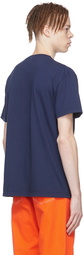 Noah Navy Cotton T-Shirt