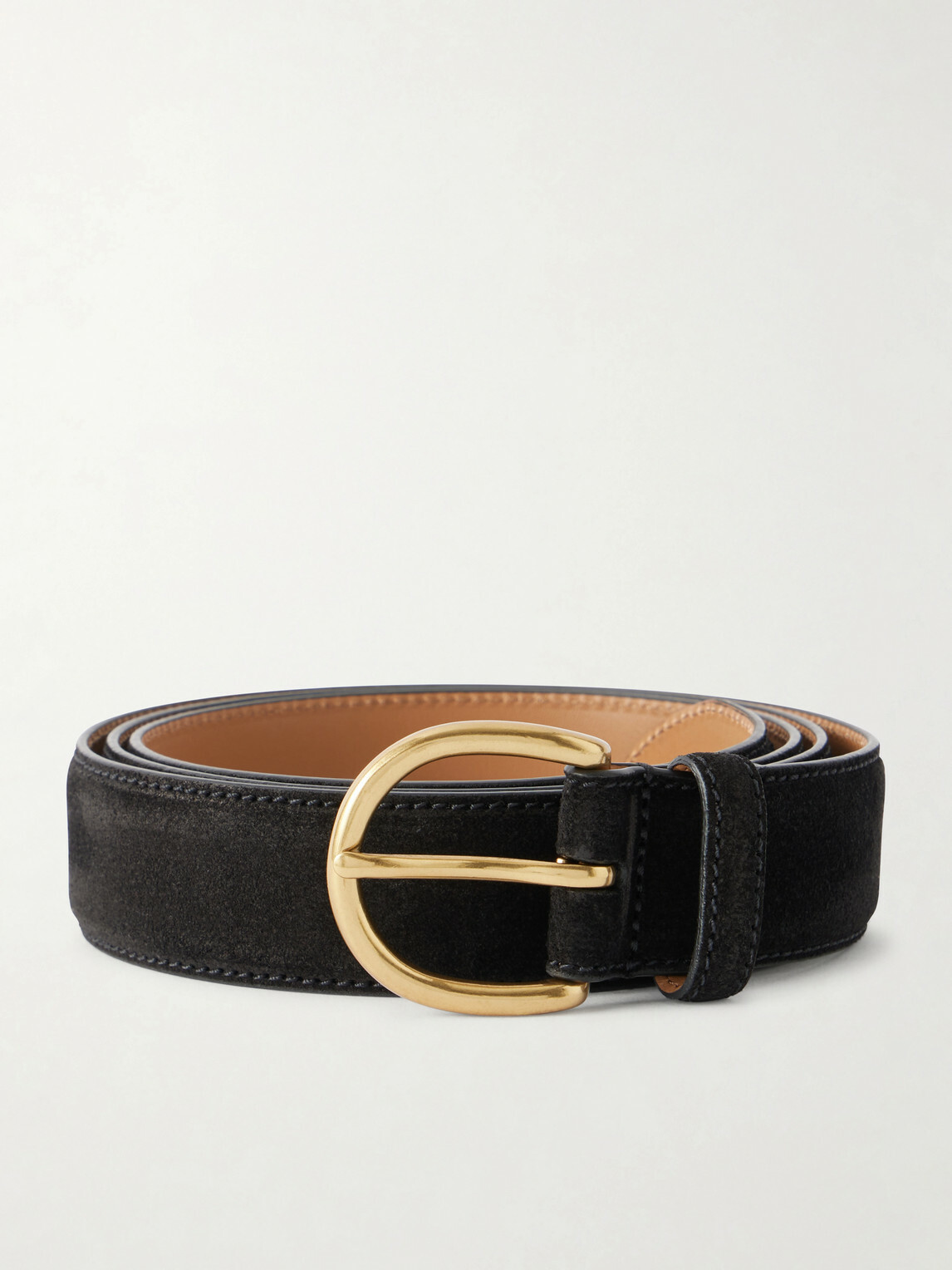 MORJAS - 3cm Suede Belt - Black