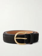MORJAS - 3cm Suede Belt - Black