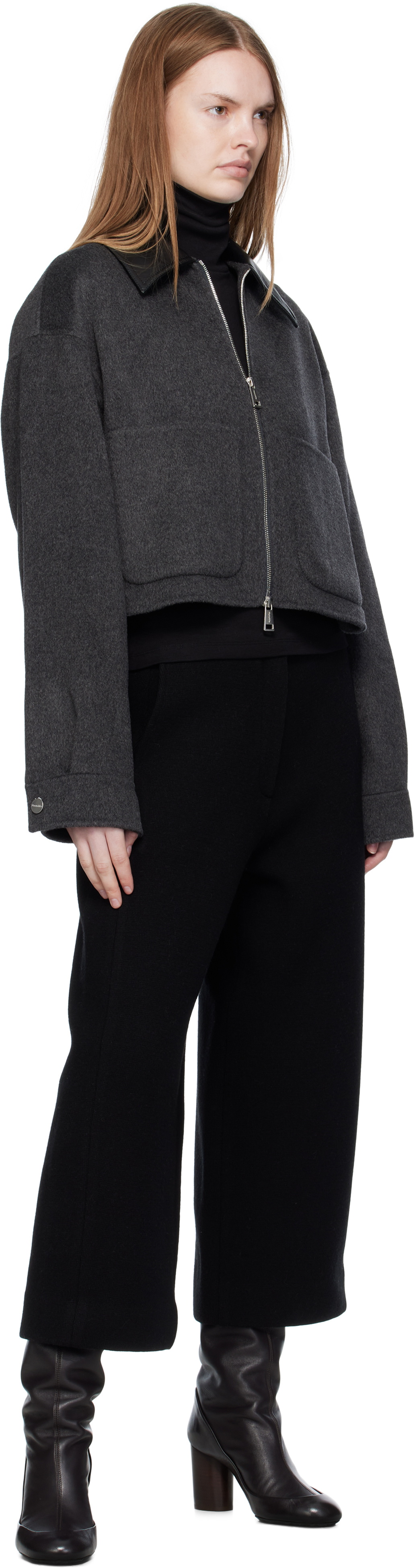 Nanushka Gray Phebe Jacket