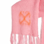 Off-White Women's Mohair Scarf in Pink 