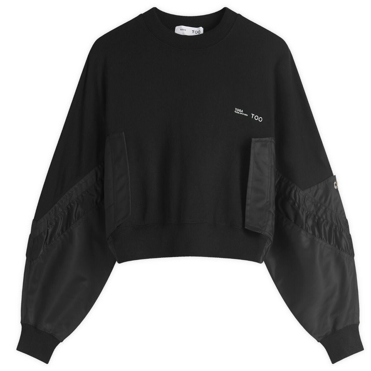 TOGA ARCHIVES Women's TOGA Pocket Sweat Pullover in Black