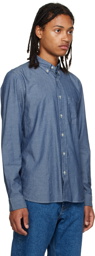 Hugo Blue Pocket Long Sleeve Shirt