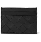 Bottega Veneta - Intrecciato Leather Cardholder - Black