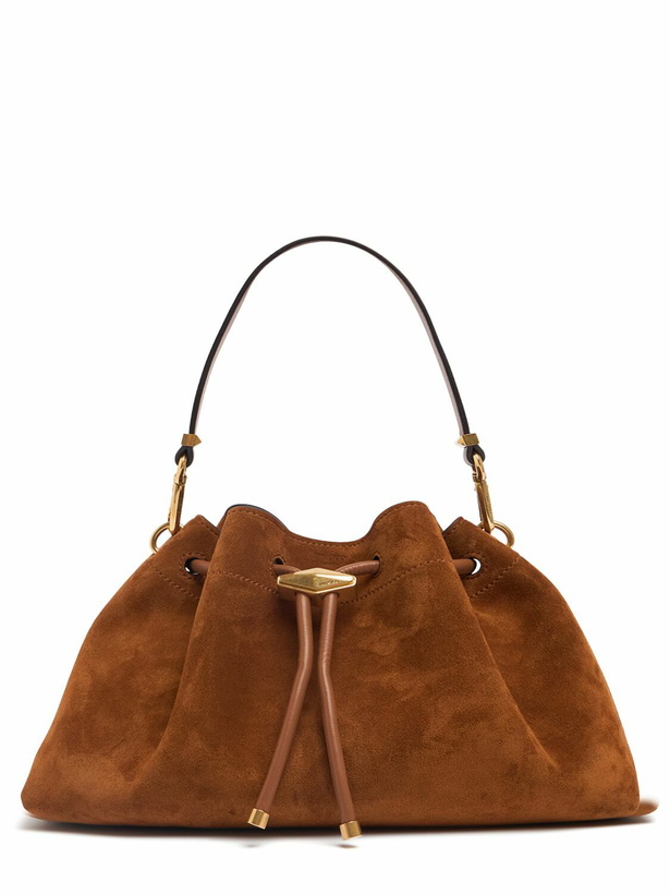 Photo: JIMMY CHOO E/w Bon Bon Suede Bucket Bag