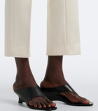 Róhe Bridal cigarette-leg satin