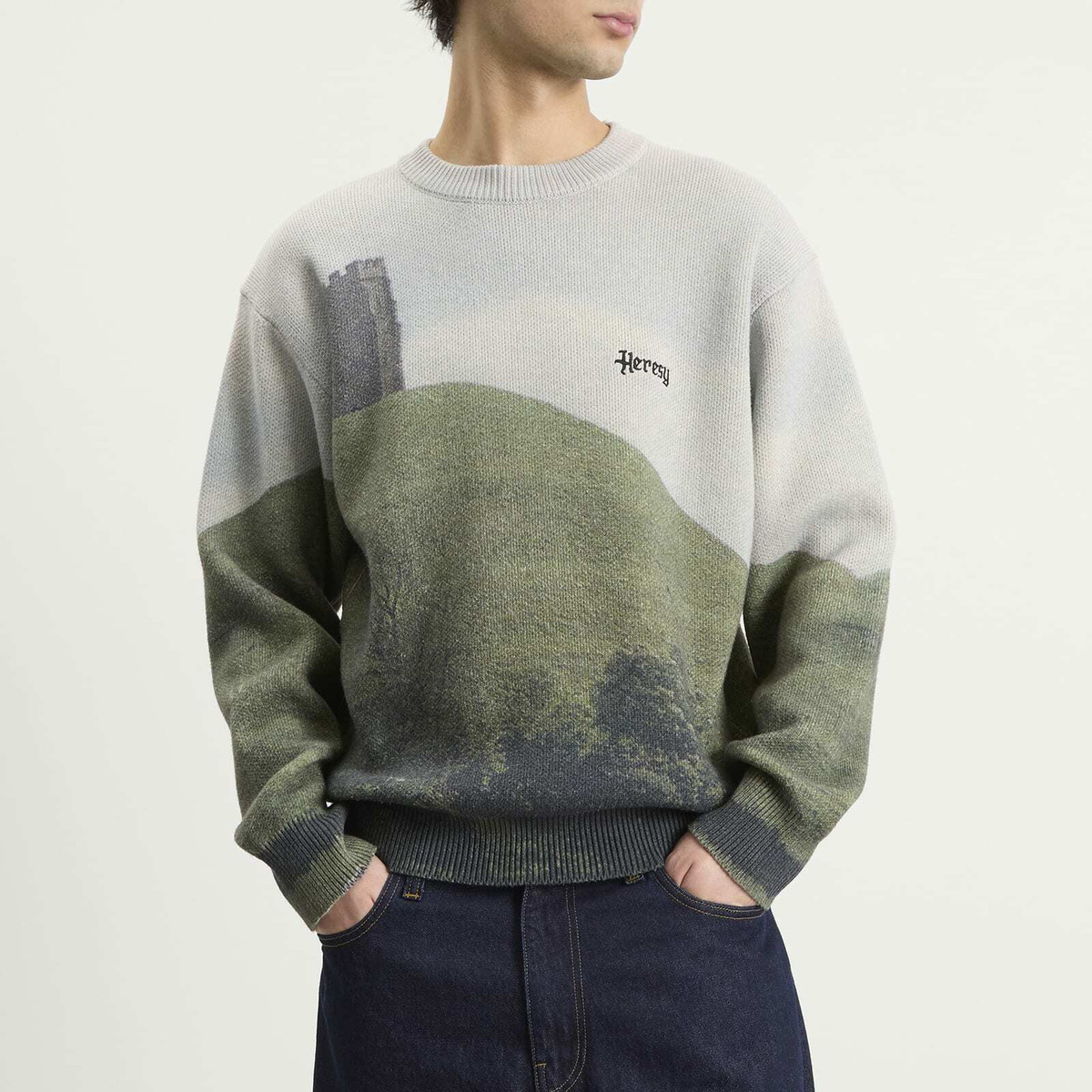 Heresy Men's Tor Knit Jumper in Print