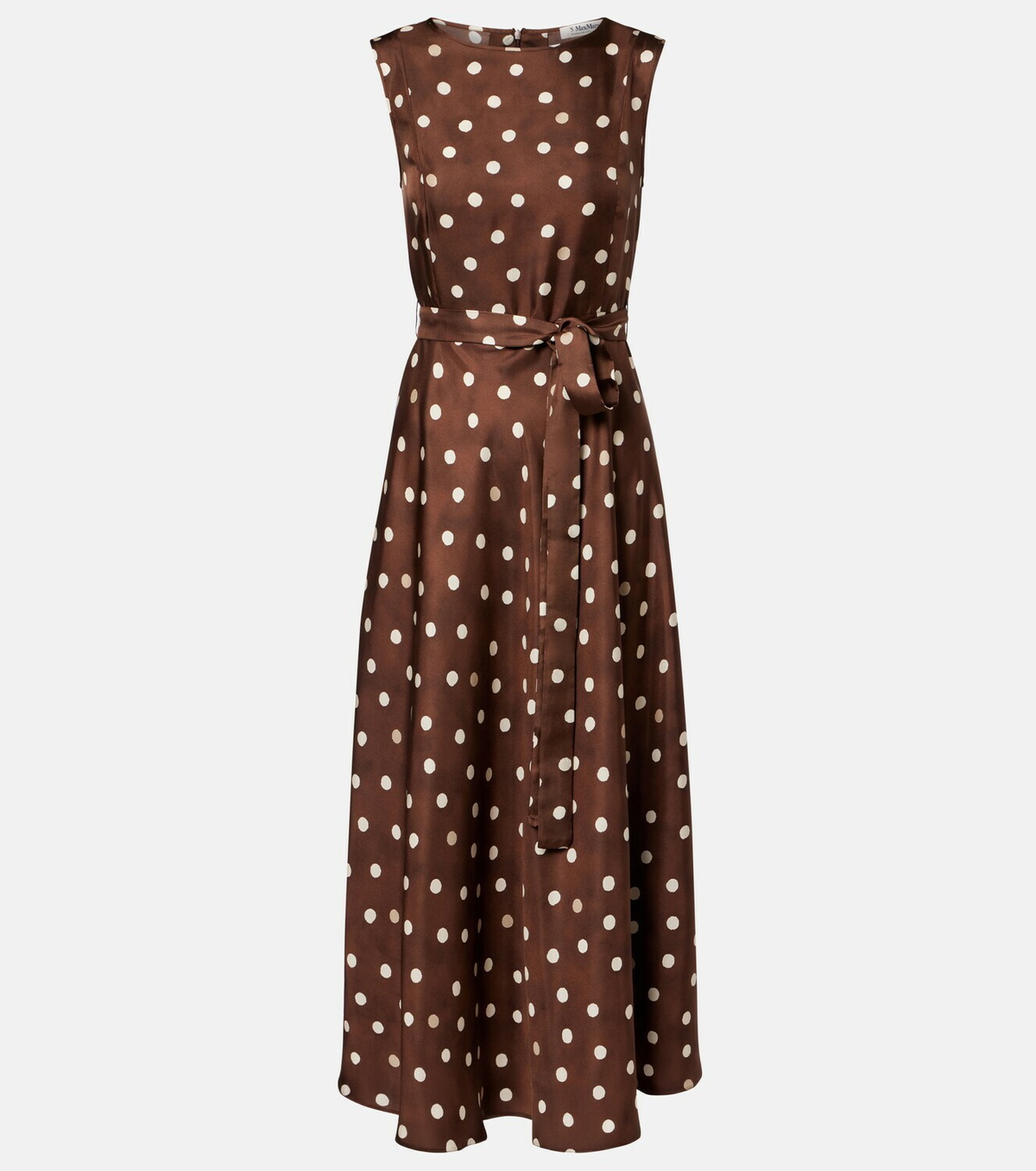 'S Max Mara Martina polka-dot silk midi dress