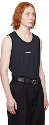 Jil Sander Black Active Jersey Tank Top