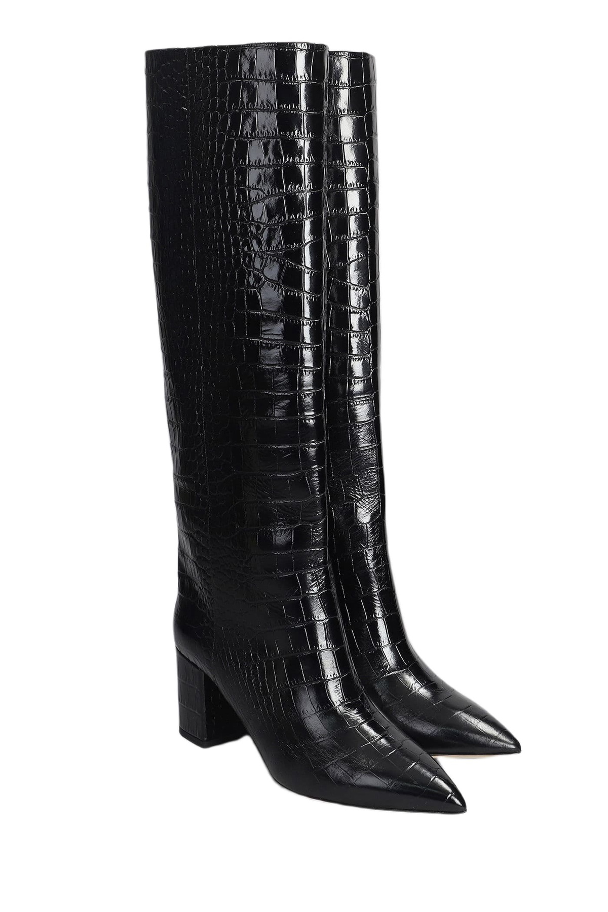 Paris Texas Anja Boot 70 High Heels Boots In Black Leather