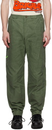 Robyn Lynch Khaki Waxed Cargo Pants