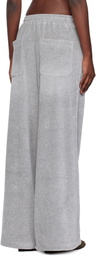 OPEN YY Gray Velour Wide Lounge Pants