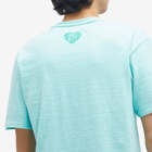 Human Made Men's Garment Dyed Big Heart T-Shirt in Green