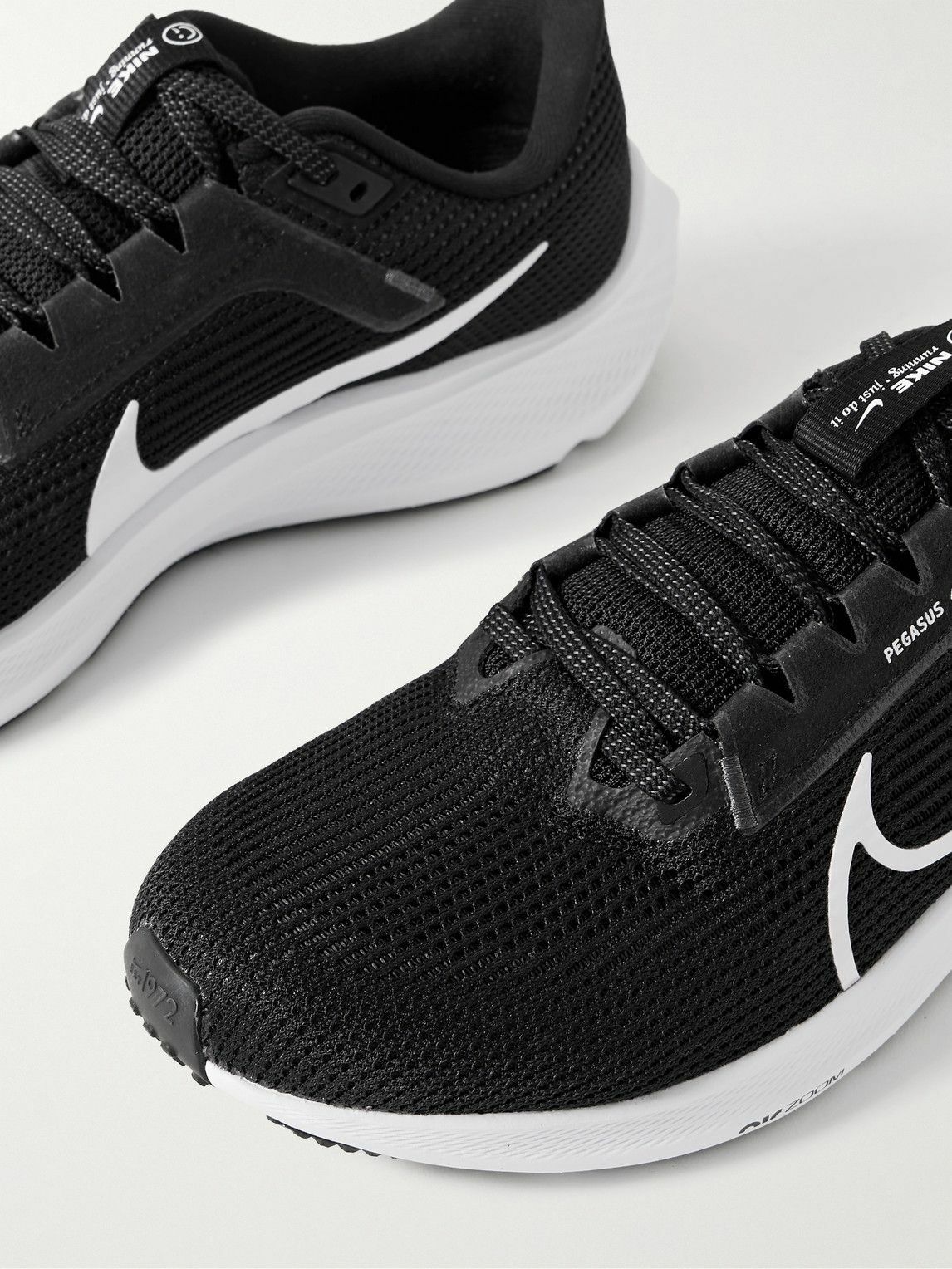 nike mesh shoes black
