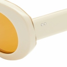 Ace & Tate Women's Patsy Sunglasses in Ivory