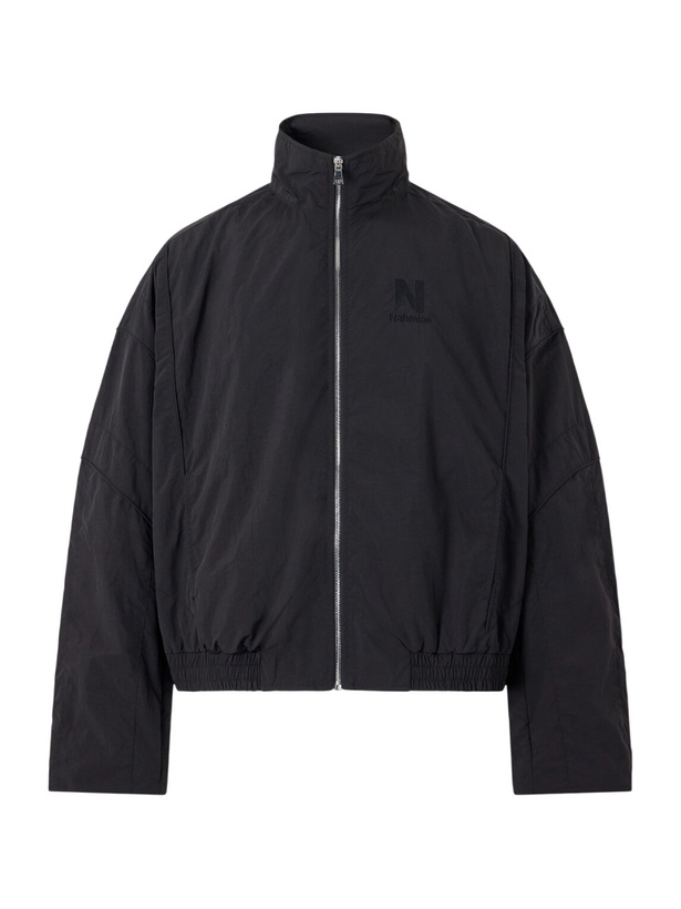 Photo: NAHMIAS - Logo-Embroidered Shell Jacket - Black