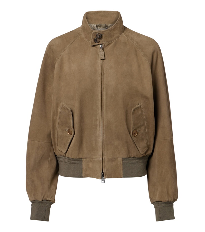 Photo: Ralph Lauren Collection Suede bomber jacket