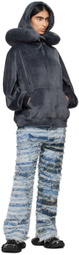 doublet Navy Neck Pillow Hoodie