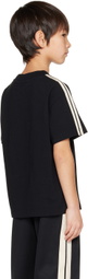 Palm Angels Kids Black Printed T-Shirt