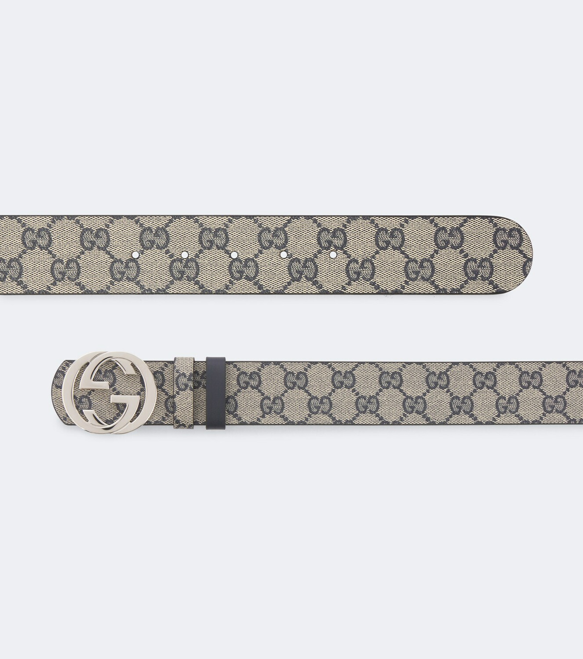 Gucci GG canvas reversible belt