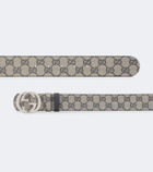 Gucci GG canvas reversible belt