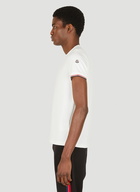 Tricolour Cuff T-Shirt in White