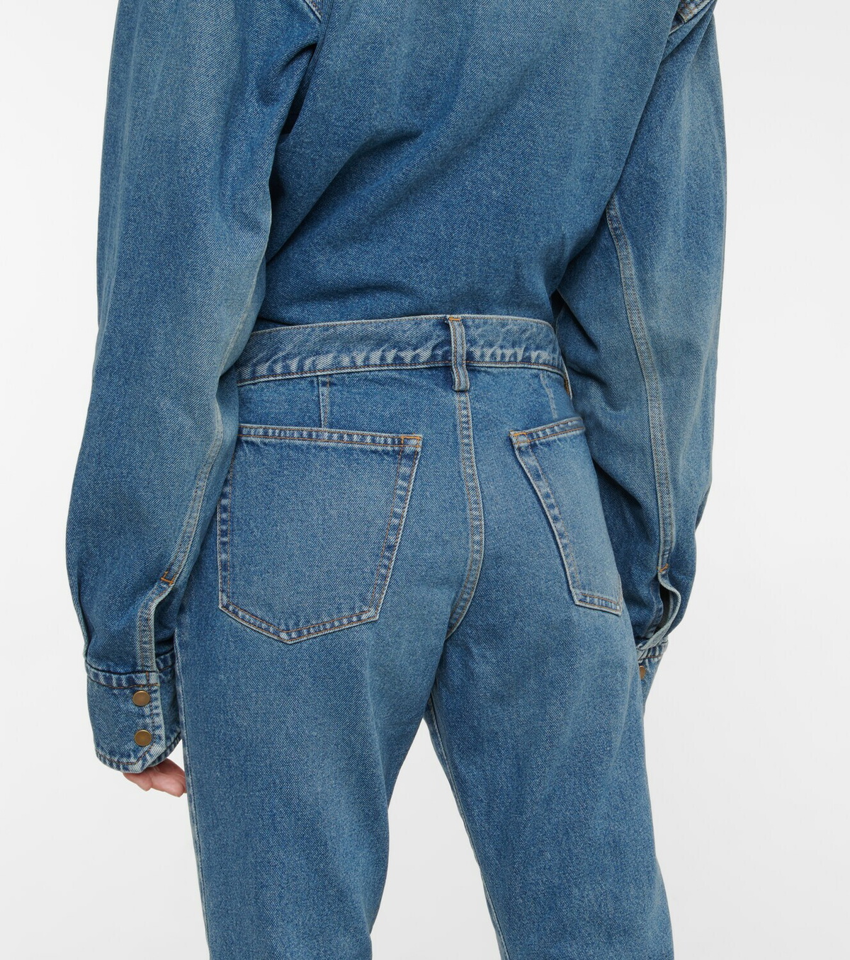 Petar Petrov Low-rise cropped jeans