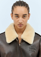 Miu Miu Padded Leather Jacket