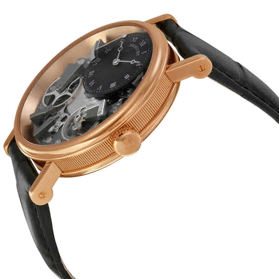 Breguet Tradition Skeleton Dial 18 kt Rose Gold Mens Watch 7057BR/G9/9W6