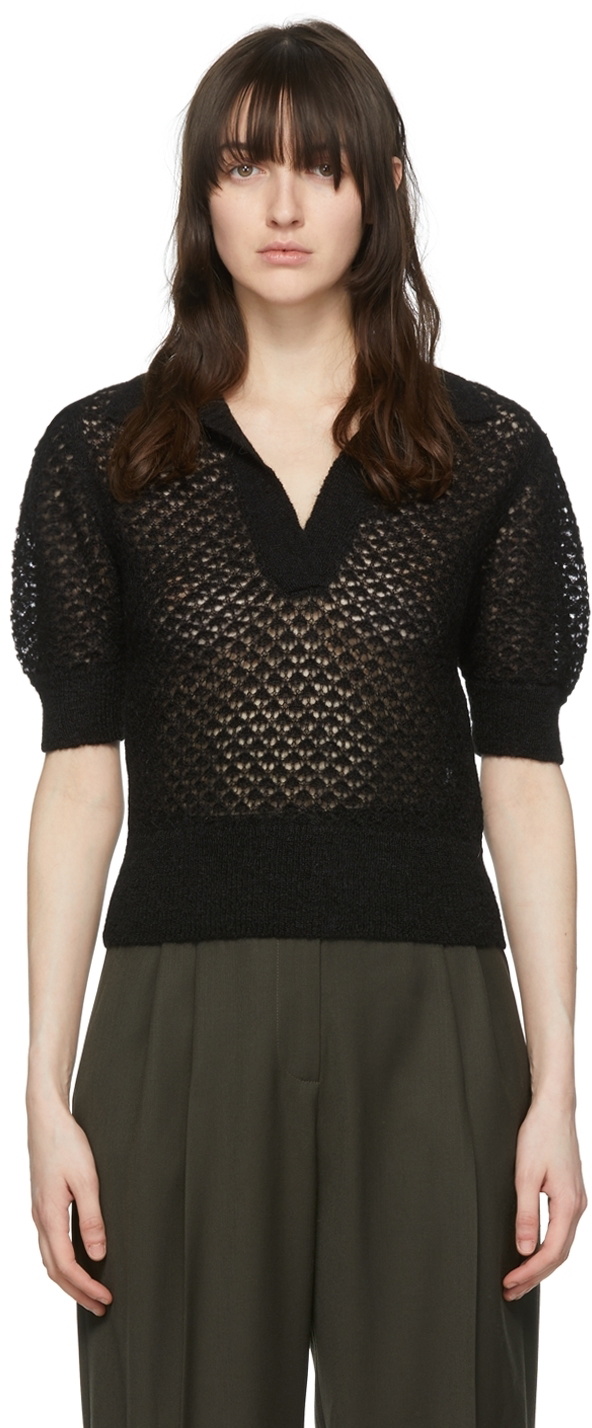 Maiden Name SSENSE Exclusive Black Marianna Polo