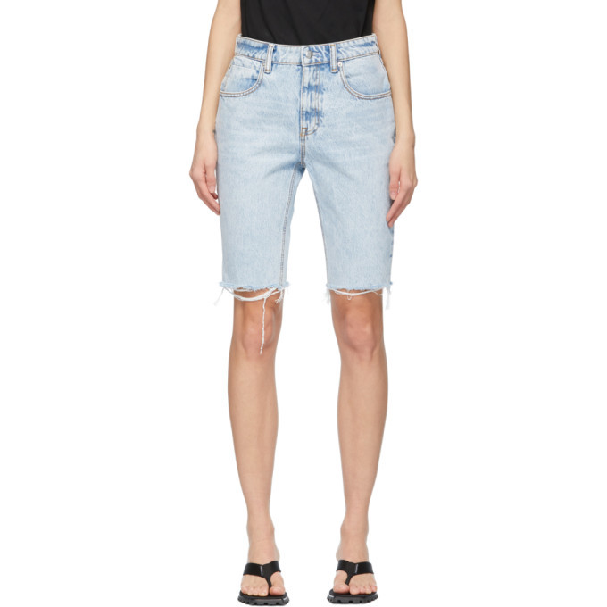 Alexander Wang cotton cheapest logo stretch bike shorts