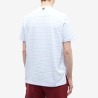 Thom Browne Men's Striped Pocket T-Shirt in Light Blue/White