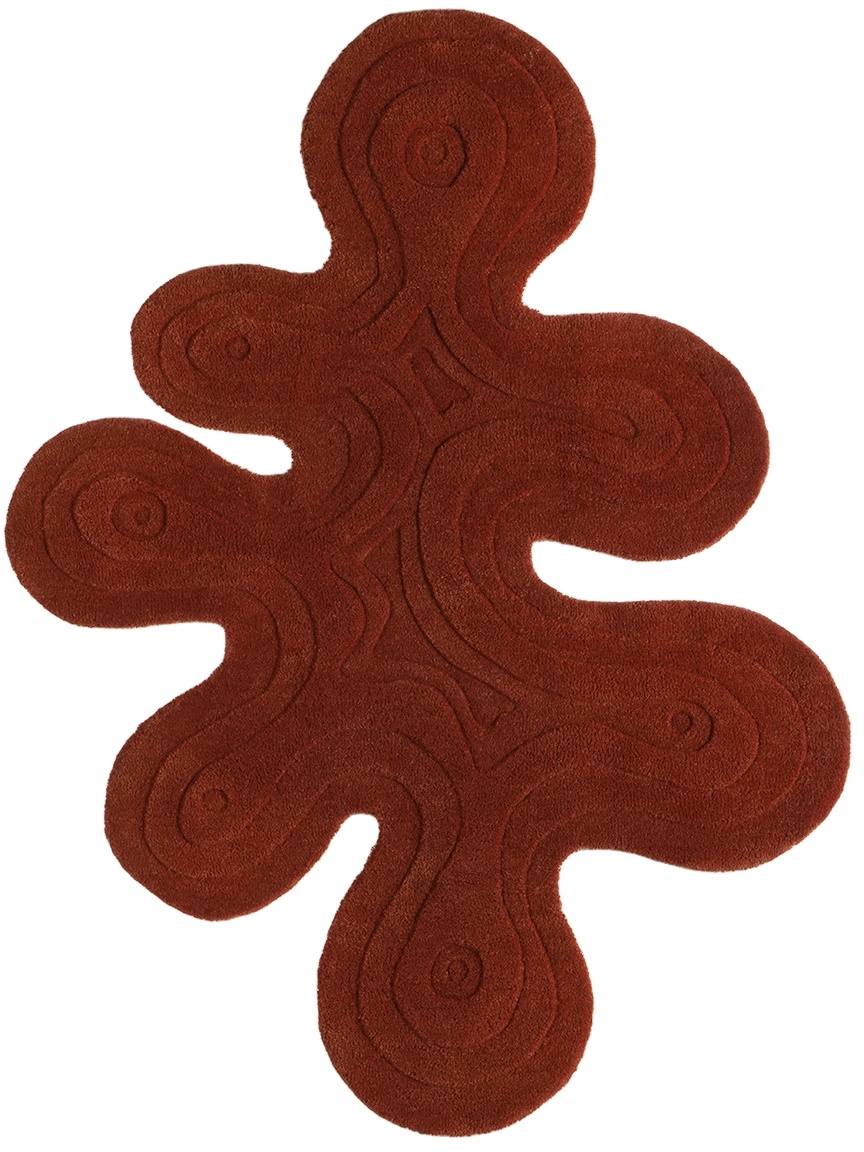 Mush Studios SSENSE Exclusive Red Medium Dune Rug