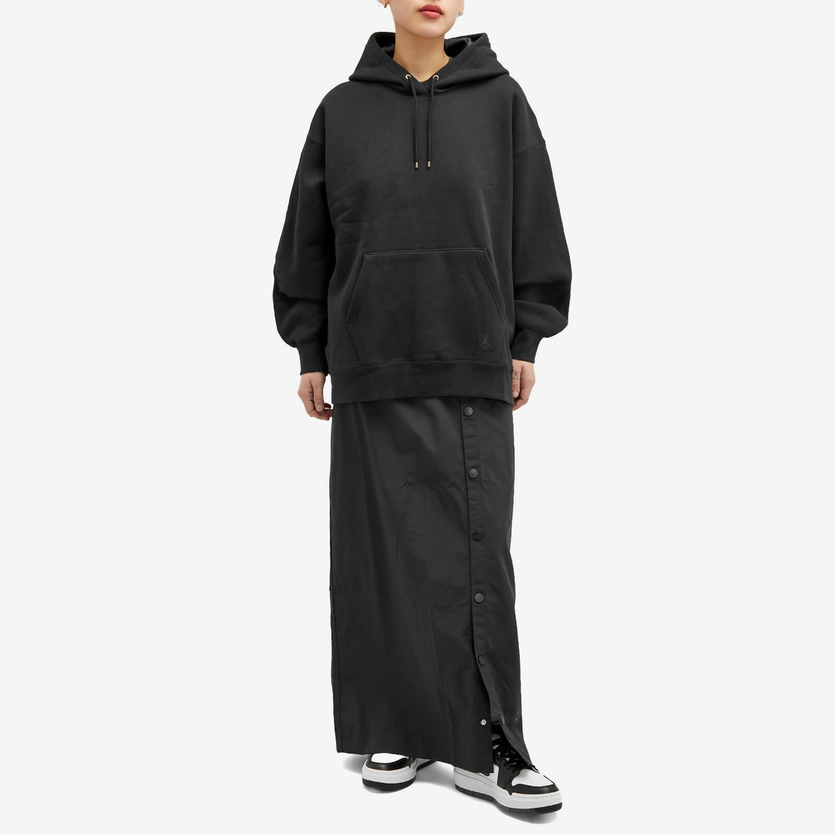 Air Jordan Women's Fleece Hoodie in Black