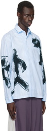 Perks and Mini Blue Figures Striped Shirt