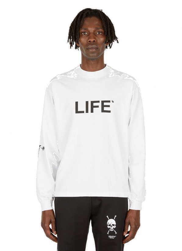 Photo: Life Long Sleeve T-Shirt in White