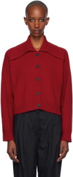 Loulou Studio Red Sao Cardigan
